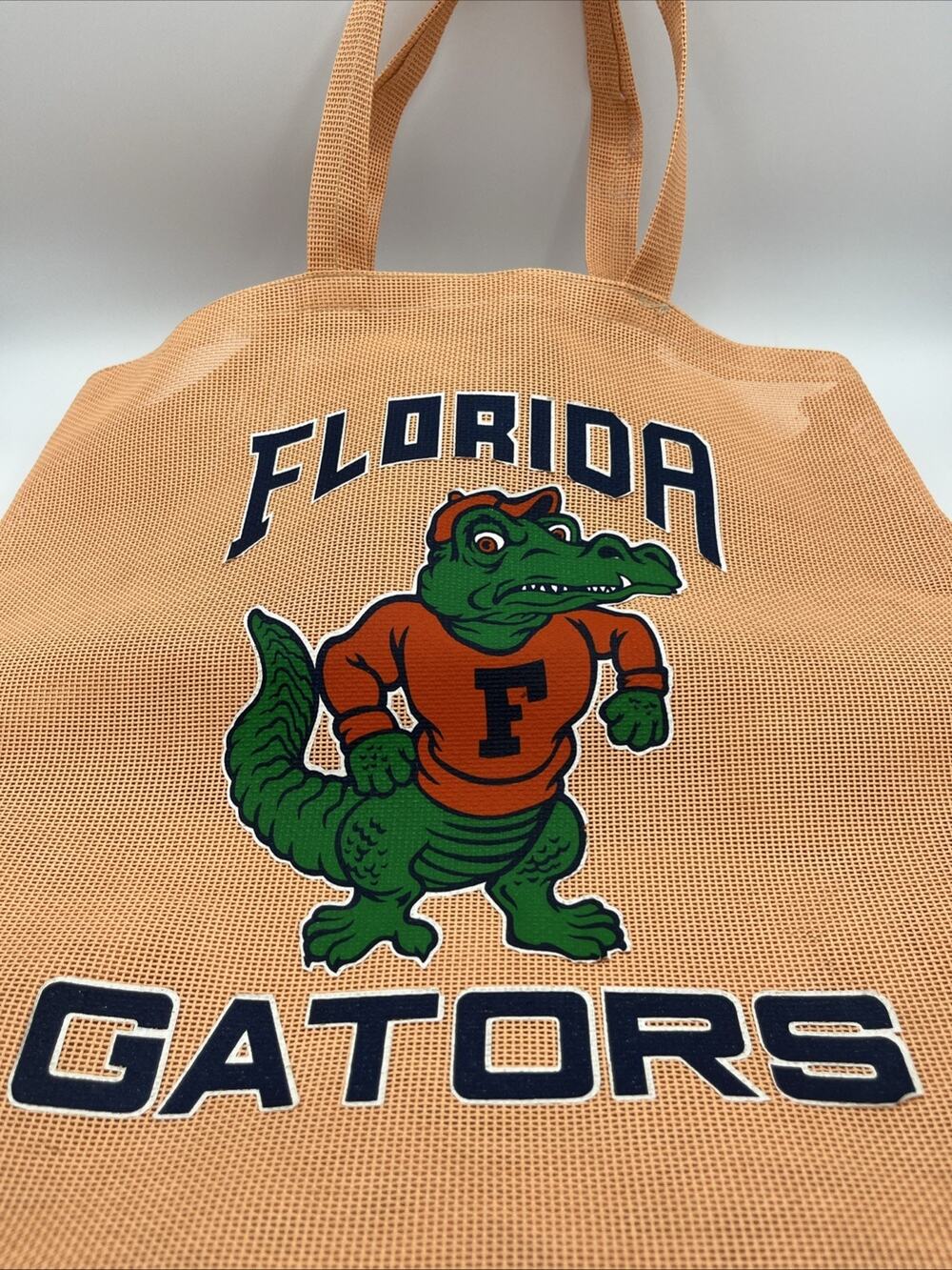 Vintage Florida Gator Tote Bag Mean Albert UF gift book bag